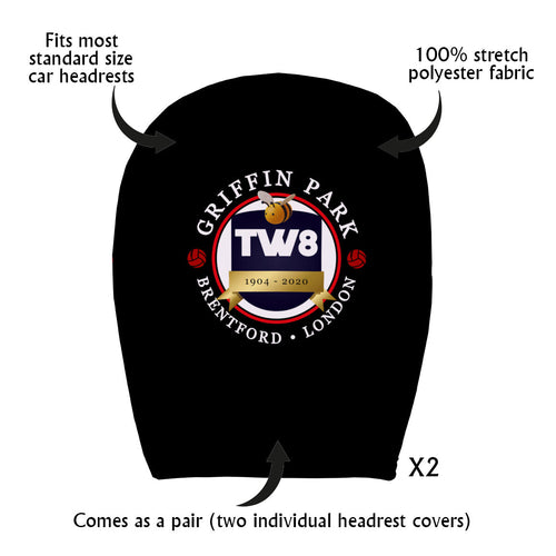 Brentford  Griffin Park - Football Legends - Headrest Cover