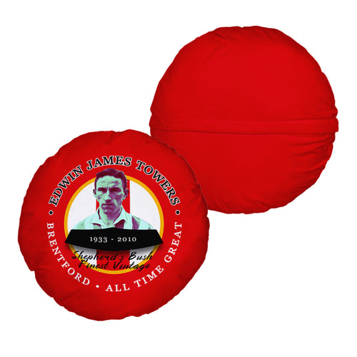 Brentford  Jim Towers - Football Legends - Circle Cushion 14"