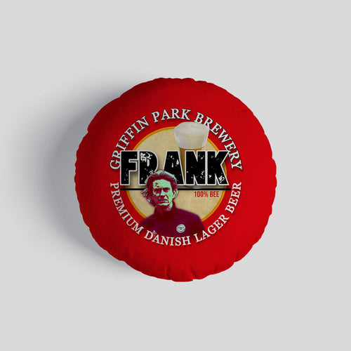 Brentford  Thomas Frank - Football Legends - Circle Cushion 14"