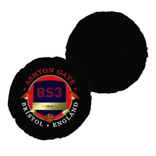 Bristol Aston Gate - Football Legends - Circle Cushion 14"