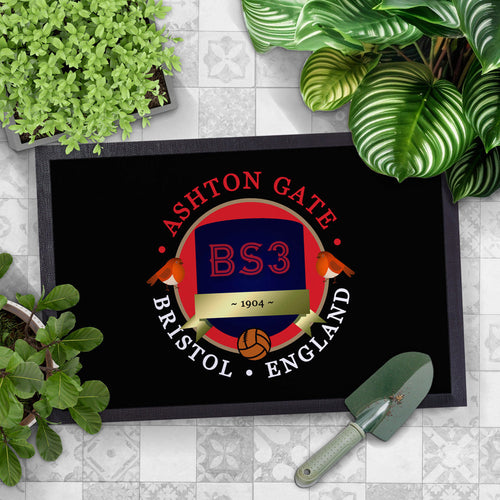 Bristol Aston Gate  - Football Legends - Door Mat -60cm X 40cm