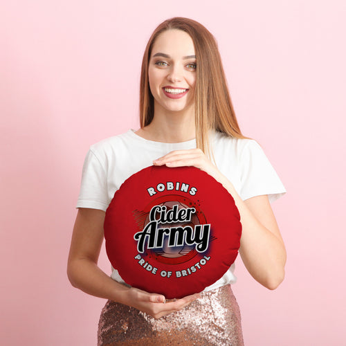 Bristol Cider Army - Football Legends - Circle Cushion 14"
