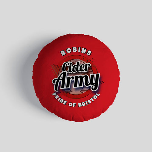 Bristol Cider Army - Football Legends - Circle Cushion 14"