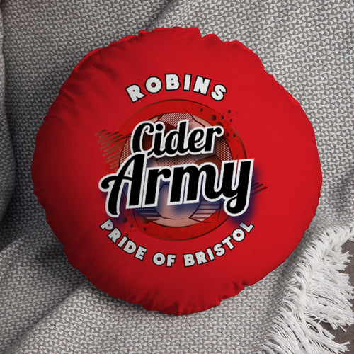 Bristol Cider Army - Football Legends - Circle Cushion 14"