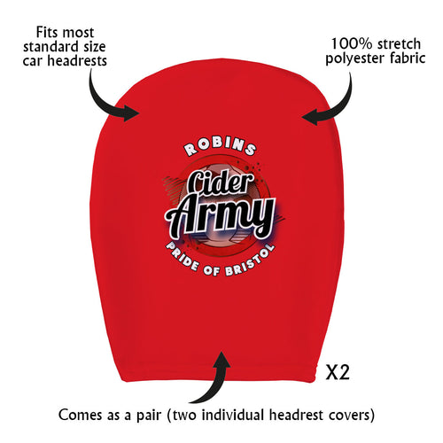 Bristol Cider Army - Football Legends - Headrest Cover
