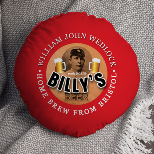 Bristol Wedlock - Football Legends - Circle Cushion 14"