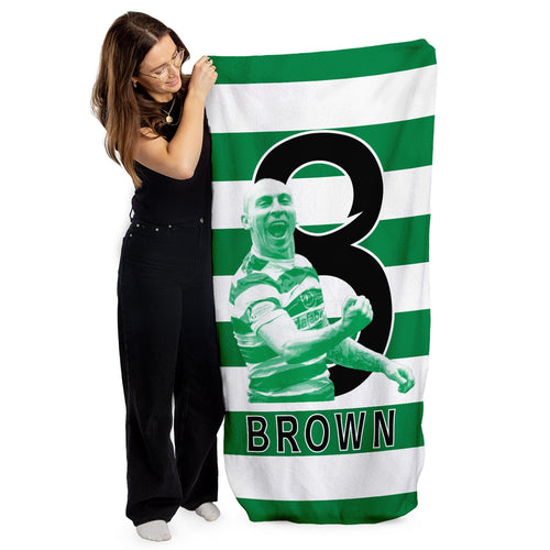 Celtic - Brown 8 - Beach Towel - 150cm x 75cm
