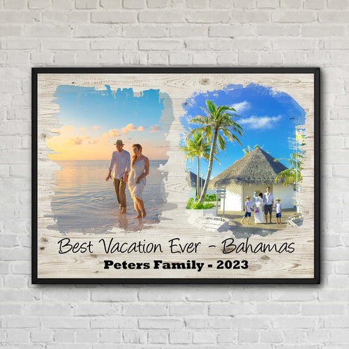 Pair of Photos with Message Custom Artwork