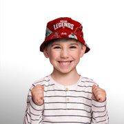 England Legends Montage - Red - Bucket Hat