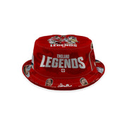 England Legends Montage - Red - Bucket Hat