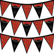 Remembrance Day Poem - 3m Fabric Bunting With 15 Individual Triangles