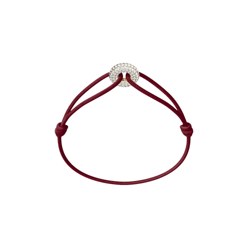 Mini Golden Soho Pavé Cord Bracelet