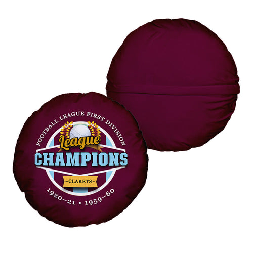 Burnley Champions - Football Legends - Circle Cushion 14"