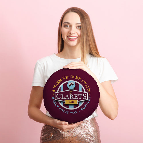 Burnley Clarets - Football Legends - Circle Cushion 14"