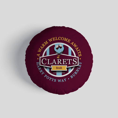 Burnley Clarets - Football Legends - Circle Cushion 14"