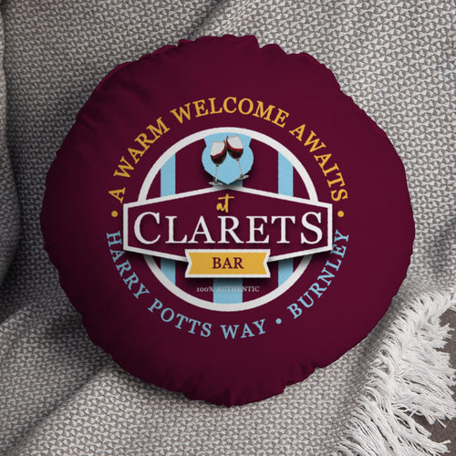 Burnley Clarets - Football Legends - Circle Cushion 14"
