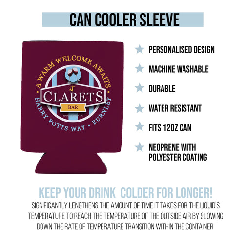 Burnley Clarets - Football Legends - Can Cooler