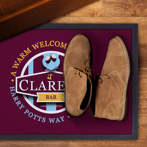 Burnley Clarets  - Football Legends - Door Mat -60cm X 40cm