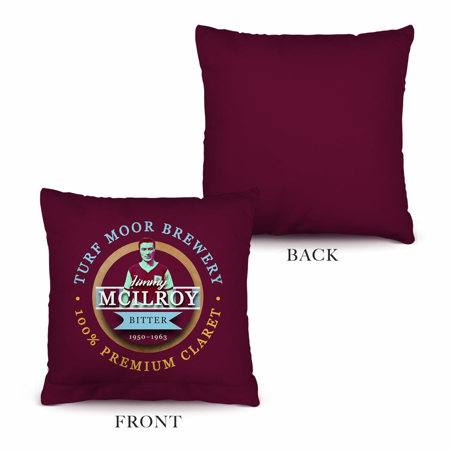 Burnley Jimmy McIlroy - Football Legends - Cushion 10"