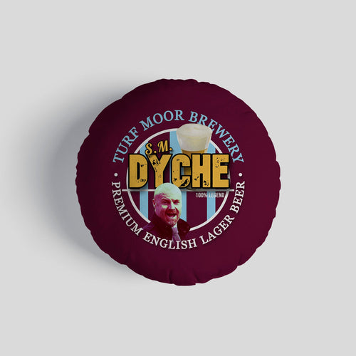 Burnley Sean Dyche - Football Legends - Circle Cushion 14"