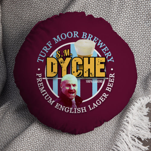 Burnley Sean Dyche - Football Legends - Circle Cushion 14"