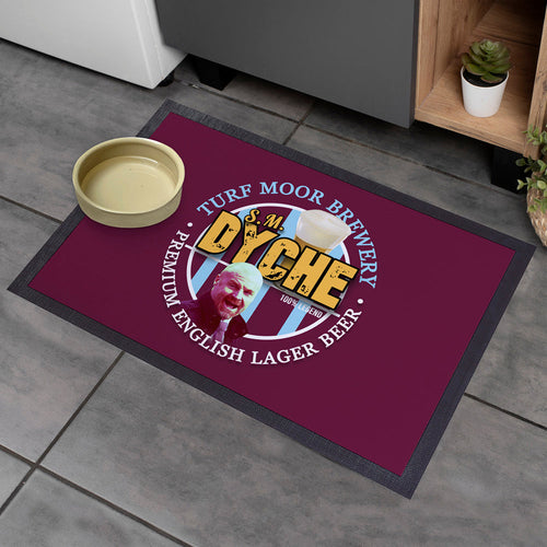 Burnley Sean Dyche  - Football Legends - Door Mat -60cm X 40cm