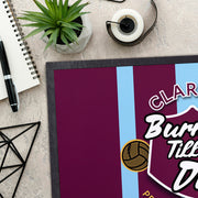 Burnley Till I Die - Football Legends - Door Mat -60cm X 40cm