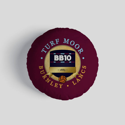 Burnley Turf Moor - Football Legends - Circle Cushion 14"
