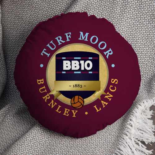Burnley Turf Moor - Football Legends - Circle Cushion 14"