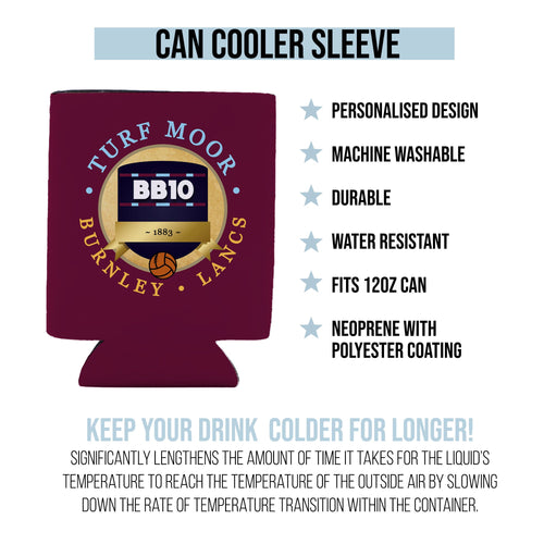 Burnley Turf Moor - Football Legends - Can Cooler