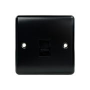 Caradok 1G RJ45 Cat5 Socket Matt Black