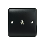 Caradok 1G Coax Socket Matt Black