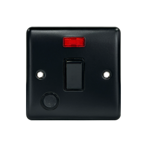 Caradok 20A DP Switch c/w Neon Matt Black