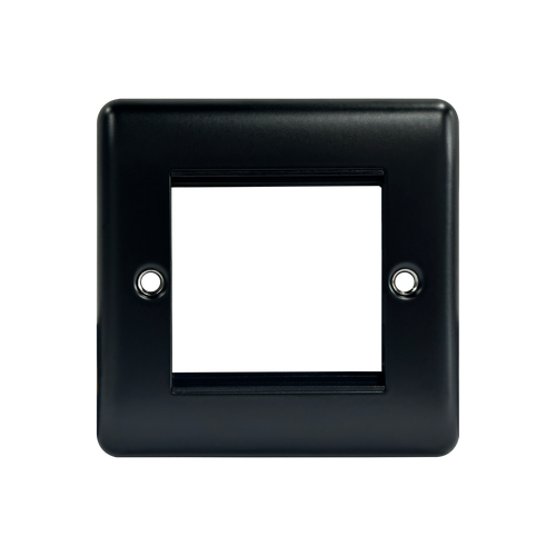 Caradok 1G 2 Module Data Plate Matt Black