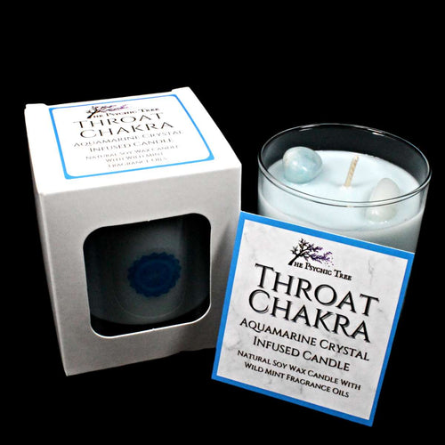 Complete Chakra Crystal Infused Scented Candle Set