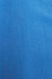 Louche Cathleen Blue Mini Baby Cord Tea Dress