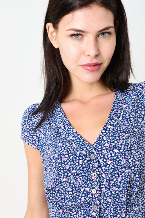 Cathleen Mini Tea Dress Ditsy Floral