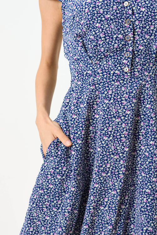 Cathleen Mini Tea Dress Ditsy Floral