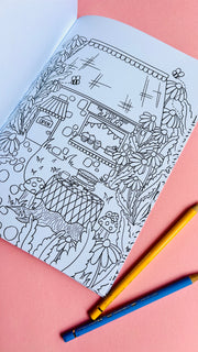 Fairy Colouring Book- Tiny Homes a Fantasy Colouring Book for Adults and Kids