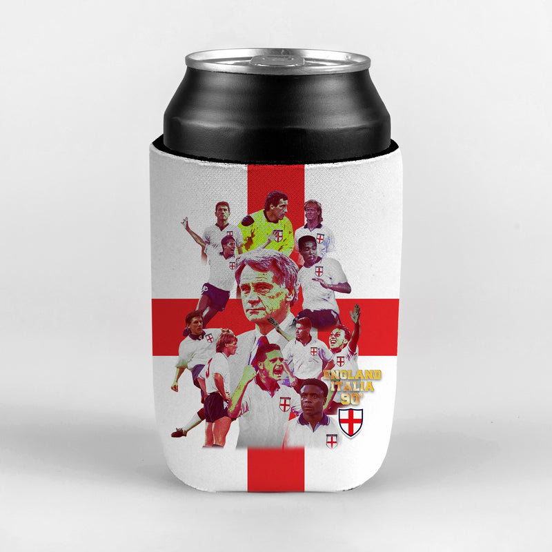 Football Art England Italia 90 - Drink Can Cooler
