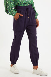 Louche Chava Navy Cargo Trouser
