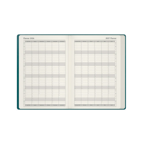 2026-2027 Mid Year Planner - 13 Month A5 Week-to-View Diary - Hard Cover - Collins Debden Legacy Range