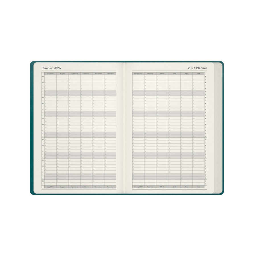 2026-2027 Mid Year Planner - 13 Month A5 Week-to-View Diary - Hard Cover - Collins Debden Legacy Range