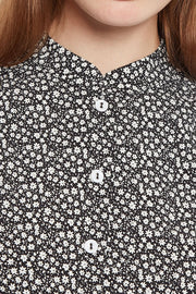 Louche Clancy Candy Bud Print Long Sleeve Blouse