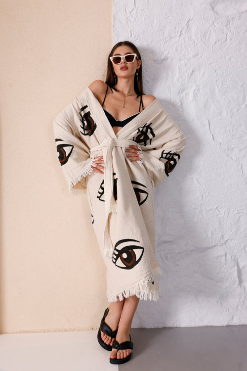 COCOA DREAMS Organic Cotton Kimono