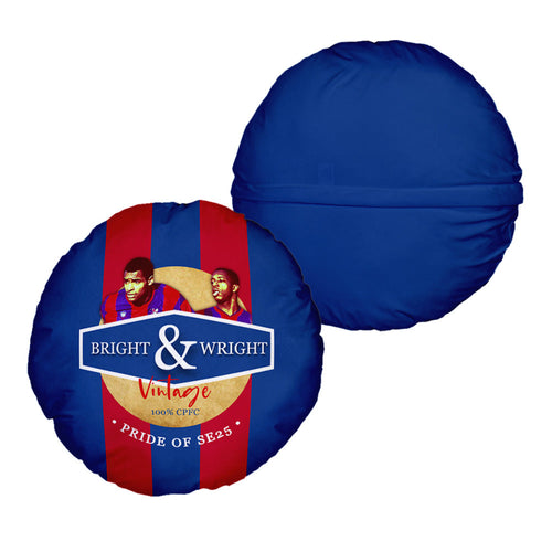 Crystal-Palace Bright Wright - Football Legends - Circle Cushion 14"