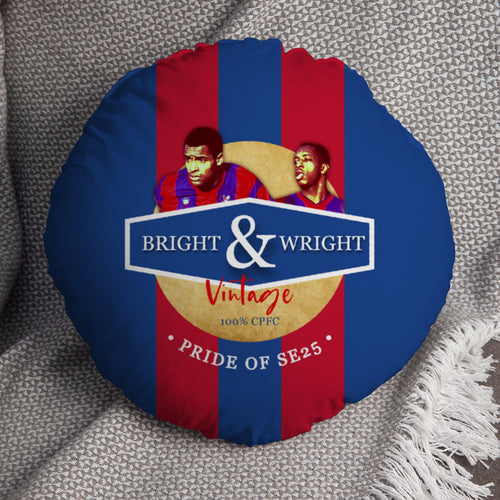 Crystal-Palace Bright Wright - Football Legends - Circle Cushion 14"