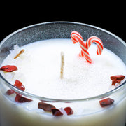 Candy Cane - Crystal Infused Scented Candle