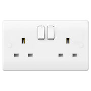 Caradok 2G 13A DP Switched Socket