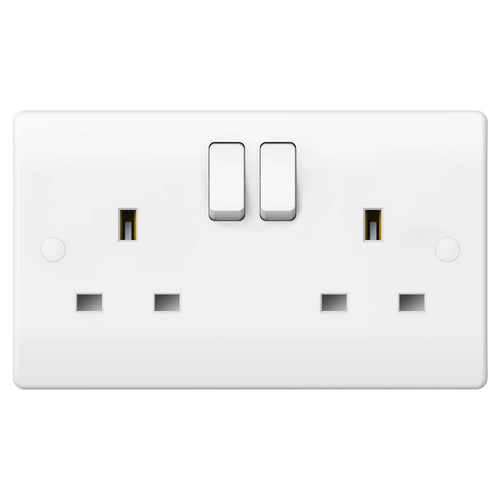 Caradok 2G 13A DP Switched Socket